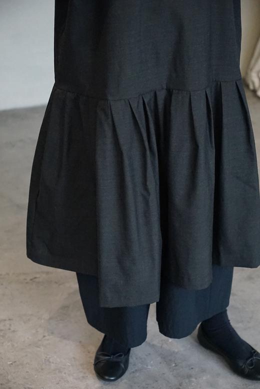 NITTO 衬衫领羊毛连衣裙 商品图2