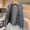 羊毛拼接2.0/短款羽绒服/蒙口针织拼接学院风羽绒服 国标90纯白鹅绒 羊毛袖。 商品缩略图4