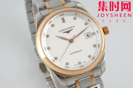 AF浪琴名匠3点历系列 名匠40mm 间玫金钻面 男士腕表
机芯：搭载2892改L888.5 商品图1