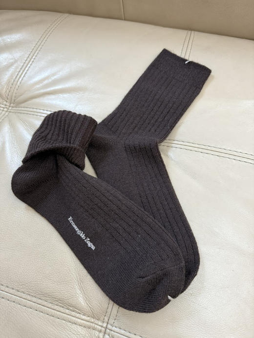 1012-9 圆正特惠‼️ 两双一盒不拆卖 EZ男士 羊毛羊绒混纺 保暖短袜 坑条针织冬袜 商品图9