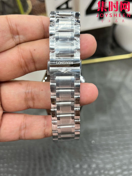 AF浪琴名匠月相系列 四针月相 名匠月相42mm 白盘钻面 自动机械 男士腕表 商品图8