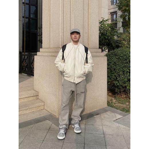 FEAR OF GOD ESSENTIALS FOG胸口后背植绒男女情侣明星同款秋冬长裤直筒卫裤（BG） 商品图11