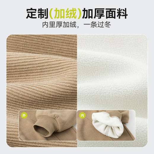 【加厚灯芯绒 】嘟嘟家宝宝裤子秋冬加绒儿童长裤冬季男童休闲裤冬装 商品图3