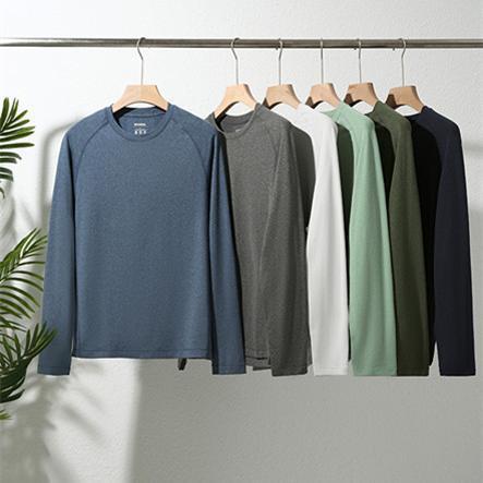 意奢！户外远红外保暖打底衫吸湿排汗高弹磨绒男秋冬长袖T恤A391 商品图1