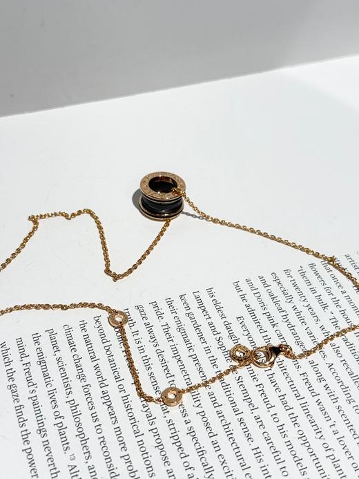 BT10-BVLGARI宝格丽 B.ZERO1系列 黑陶瓷  项链 男女同款情侣款（MM） 商品图0