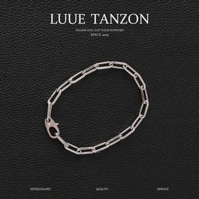 卡地亚 斯巴达 方形链环设计 项链 男款 （XK）