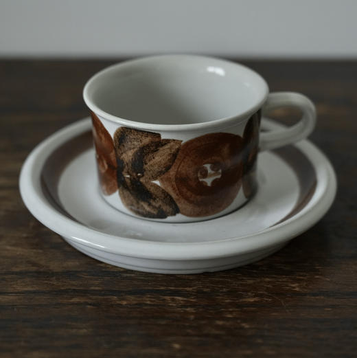 芬兰ARABIA棕海葵摩卡两件套 商品图1