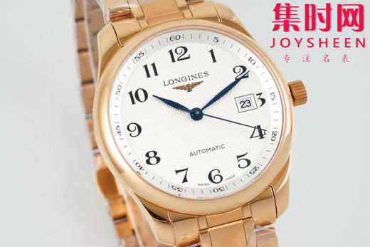 AF浪琴名匠3点历系列 名匠40mm 全玫金数字面 男士腕表
机芯：搭载2892改L888.5 商品图1