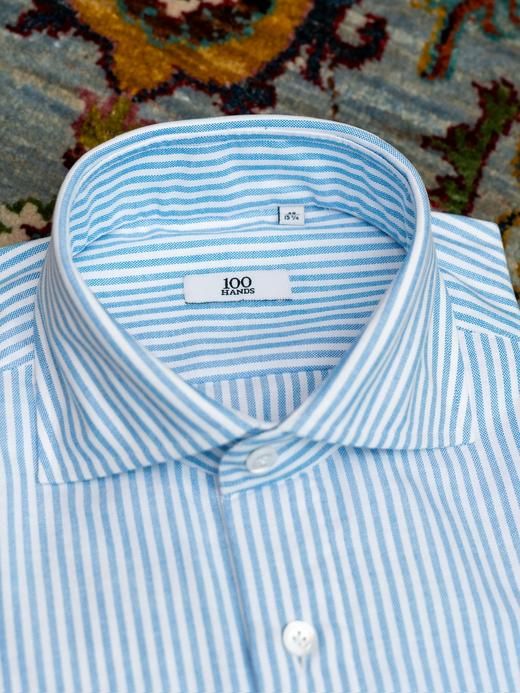 100Hands 蓝色条纹衬衫 商品图2