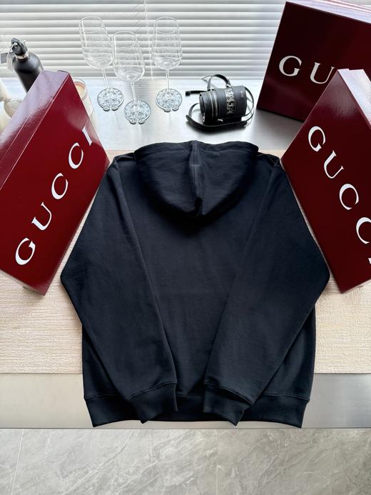 古驰 2025 FW钩针刺绣logo连帽卫衣（DY） 商品图5