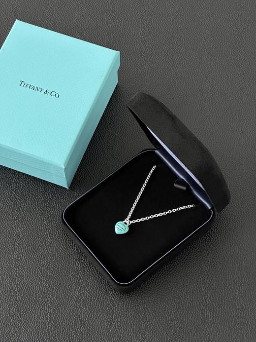 蒂芙尼 心形设计  项链 男女同款情侣款 银色（XK） 商品图1