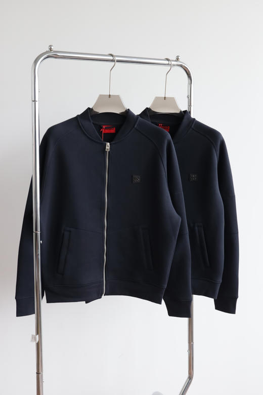 H.B 棉弹飞行员秋冬平纹夹克宽松拉链外套 WT901 商品图2