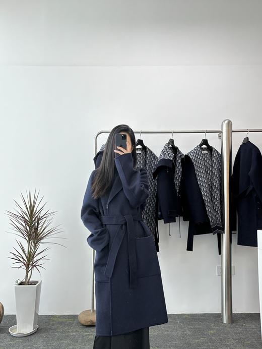 迪奥 经典提花 长款西装领大衣（SZX） 商品图5