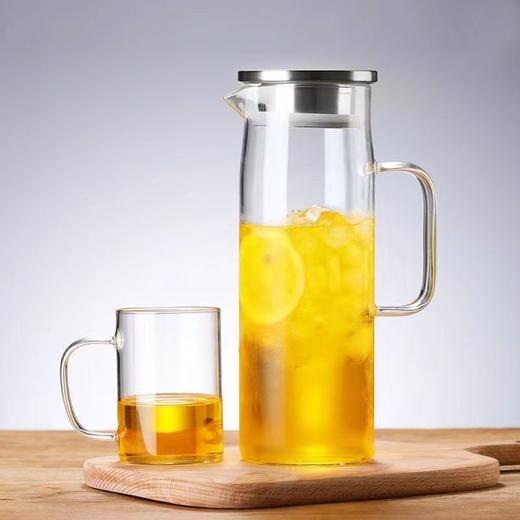 耐热玻璃冷水壶大容量泡茶壶家用耐高温凉白开水杯鸭嘴扎壶果汁壶 商品图3