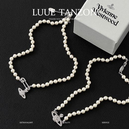 西太后土星吊坠别针浮雕安全别针项链男女同款情侣款 -（XK） 商品图0