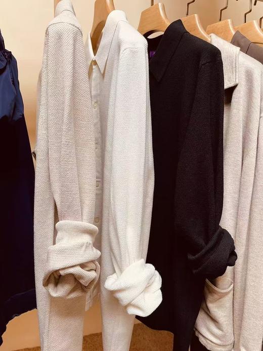 柜8K+牛货！Purple Label 天丝+羊毛2025秋冬男士轻奢柔软polo针织 商品图2