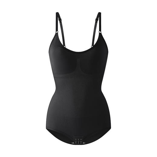 【带胸垫】连体塑身衣收腹弹力提臀束身衣 紧身吊带塑形显瘦紧身 商品图3