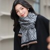紫宝菱形格围巾披肩AY250980-4x-01 商品缩略图0