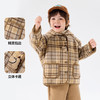 嘟嘟家儿童外套冬季加绒女童格子大衣冬装男童加厚上衣童装宝宝潮 商品缩略图2