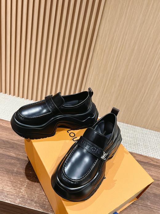 驴家厚底一脚蹬乐福鞋单鞋皮鞋（DBG） 商品图3