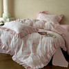 2025新款秋冬法式全棉双层纱花边四件套 商品缩略图2