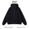 5002SDSA男士秋冬新款痞帅男装韩版拼接拉链立领连帽卫衣百搭宽松外套 商品缩略图0