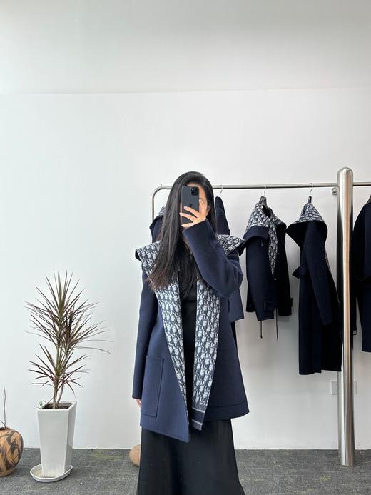 迪奥 经典双面浴袍连帽大衣 中长款（SZX） 商品图2