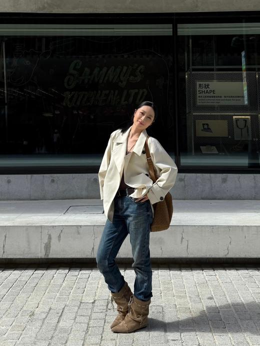 𝐔𝐧𝐟𝐨𝐥𝐢𝐨25秋冬新款复古西部牛仔靴(DBG) 商品图9