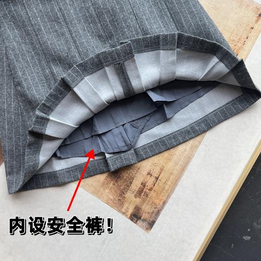加厚毛呢高级灰百褶裙（蕾姐S参考） 商品图8