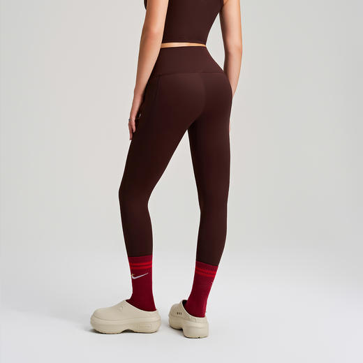 跃牌【安琪拉系列】新款裸感瑜伽提臀裤蜜桃臀带口袋高弹紧身裤无痕速干跑步瑜伽裤女CK-5107 商品图3