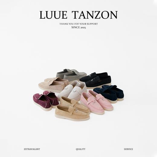 Loro Piana 绒面 百搭时尚 休闲单鞋 女款（CG*MM） 商品图0