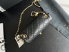 GZ231-香奈儿 Classic Flap CF小金球核桃大mini 皮穿链菱格羊皮单肩斜挎包黑色-（LH*MM） 商品缩略图3