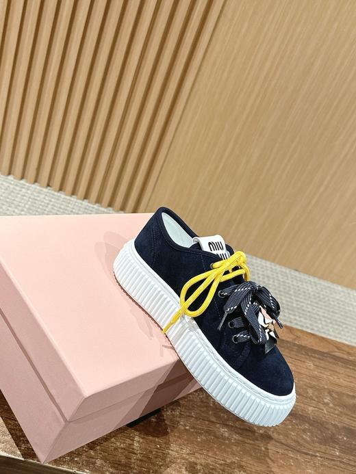 缪缪秋冬新款 厚底  休闲小白鞋 羊毛饼干鞋(DBG) 商品图4