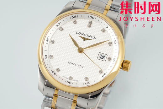 AF浪琴名匠3点历系列 名匠40mm 间金钻面 男士腕表
机芯：搭载2892改L888.5 商品图2