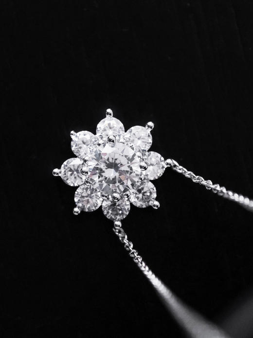 海瑞温斯顿 雪花六芒星造型璀璨繁花梦幻浪漫闪耀精致甜美雪绒花（XK） 商品图5