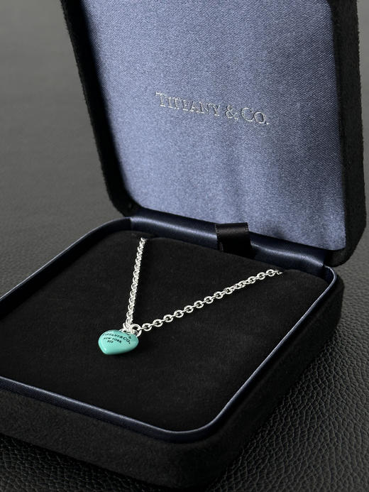 蒂芙尼 心形设计  项链 男女同款情侣款 银色（XK） 商品图5