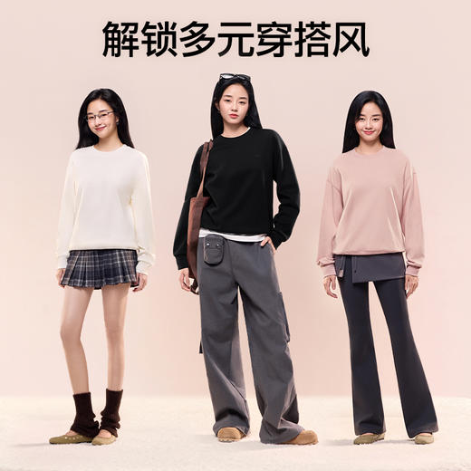 SIINSIIN基础圆领卫衣 商品图3