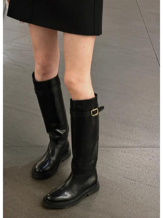 赛琳 秋冬新品复古平跟高靴 这一季好看的款式真的是很多（ZX*DBG） 商品图9