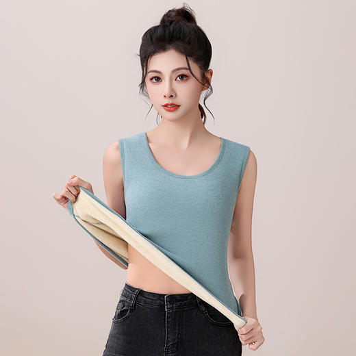 FW B60保暖背心内衣打底上衣大码无袖 商品图1