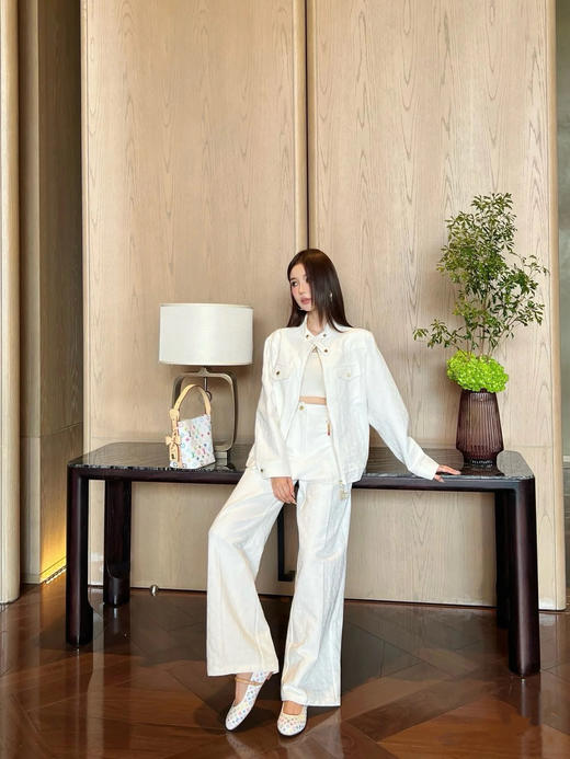 驴家 25春夏新款牛仔长裤 订织订染丹宁牛仔面料（TM） 商品图7