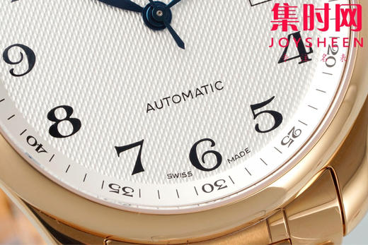 AF浪琴名匠3点历系列 名匠40mm 全玫金数字面 男士腕表
机芯：搭载2892改L888.5 商品图4