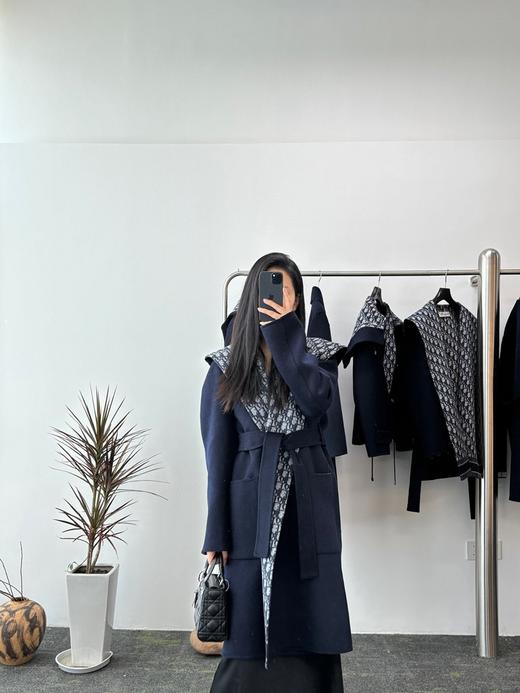 迪奥 经典双面浴袍连帽大衣 长款（SZX） 商品图6