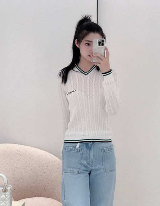 迪奥 25早秋新款毛衣 订织订染秘鲁特种进口面料（TM） 商品图5