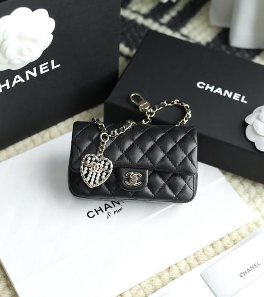 香奈儿 25A高级手工坊 经典𝖬𝗂𝗇𝗂挂饰𝖢𝖥小包（LZ*MM） 商品图0