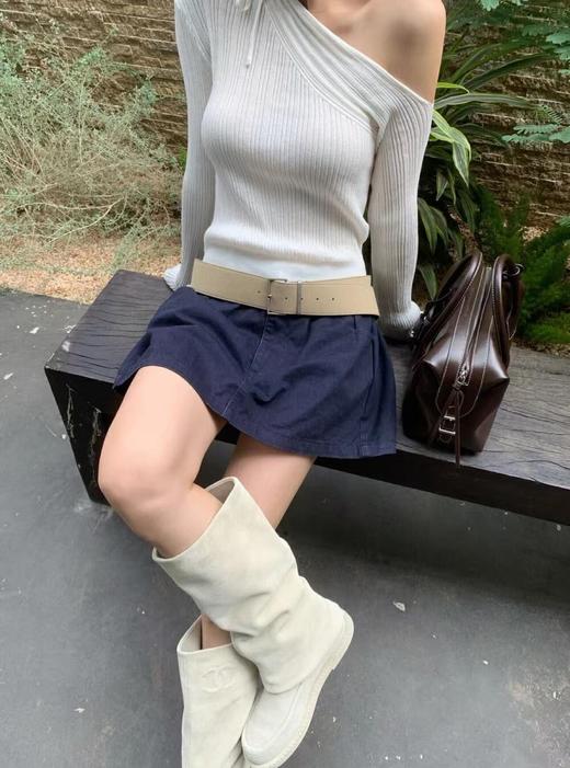 香奈儿 25C早春新款最美麂皮长靴（ZX*DBG） 商品图2