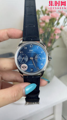 【新款葡七】新品万国APS葡萄牙七日链系列 蓝色盘 男士腕表