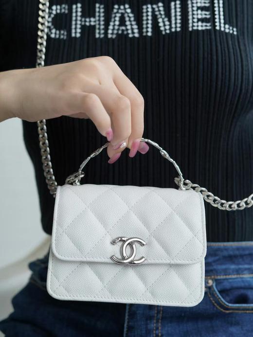 香奈儿 22s新款珐琅手柄手提包（LZ*MM） 商品图13