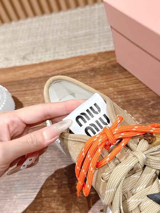 缪缪秋冬新款 厚底  休闲小白鞋 羊毛饼干鞋(DBG) 商品图12