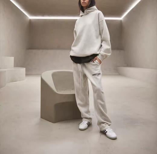 FEAR OF GOD ESSENTIALS FOG胸口后背植绒男女情侣明星同款秋冬长裤直筒卫裤（BG） 商品图10