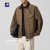 【老钱风翻领外套】男2025秋新款复古撞色休闲夹克男81388 商品缩略图0